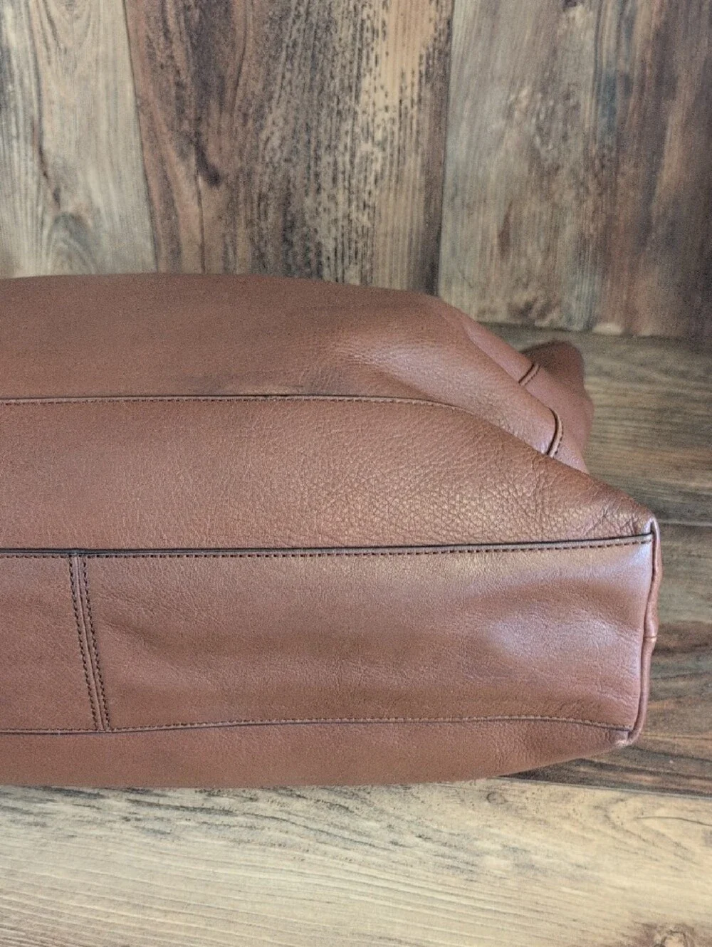 Coach Men’s Brown Leather Briefcase Tote with Detachable Shoulder Strap M398